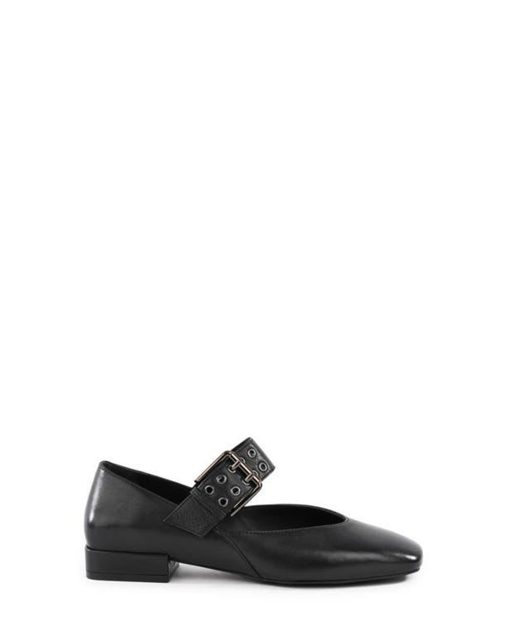 Seychelles Black Petal Mary Jane Flat