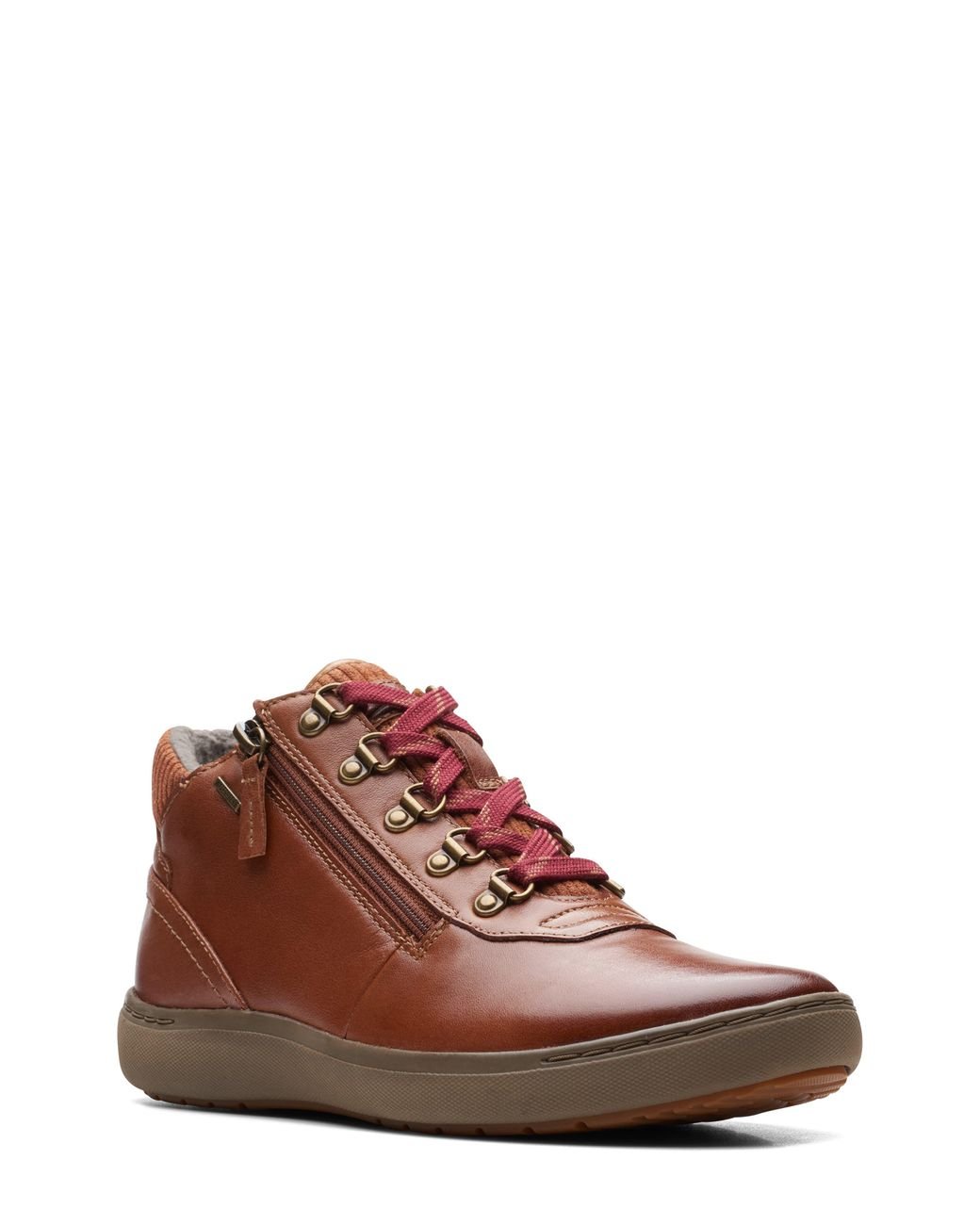 clarks tan leather boots