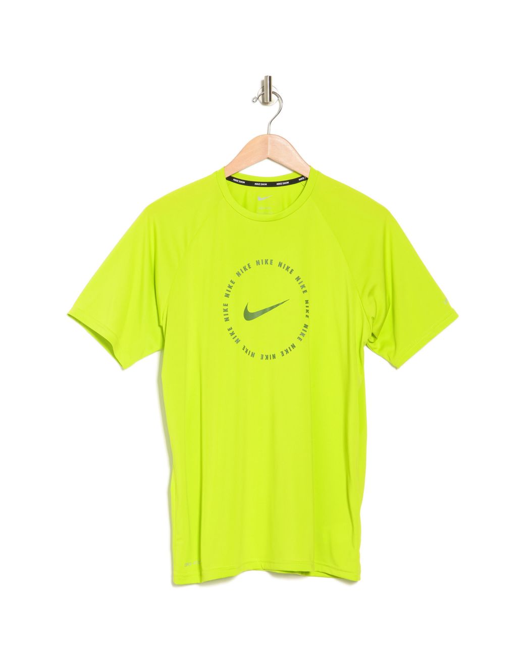 Nike Hydroguard Drifit Short Sleeve Swim Shirt in Yellow for Men Lyst