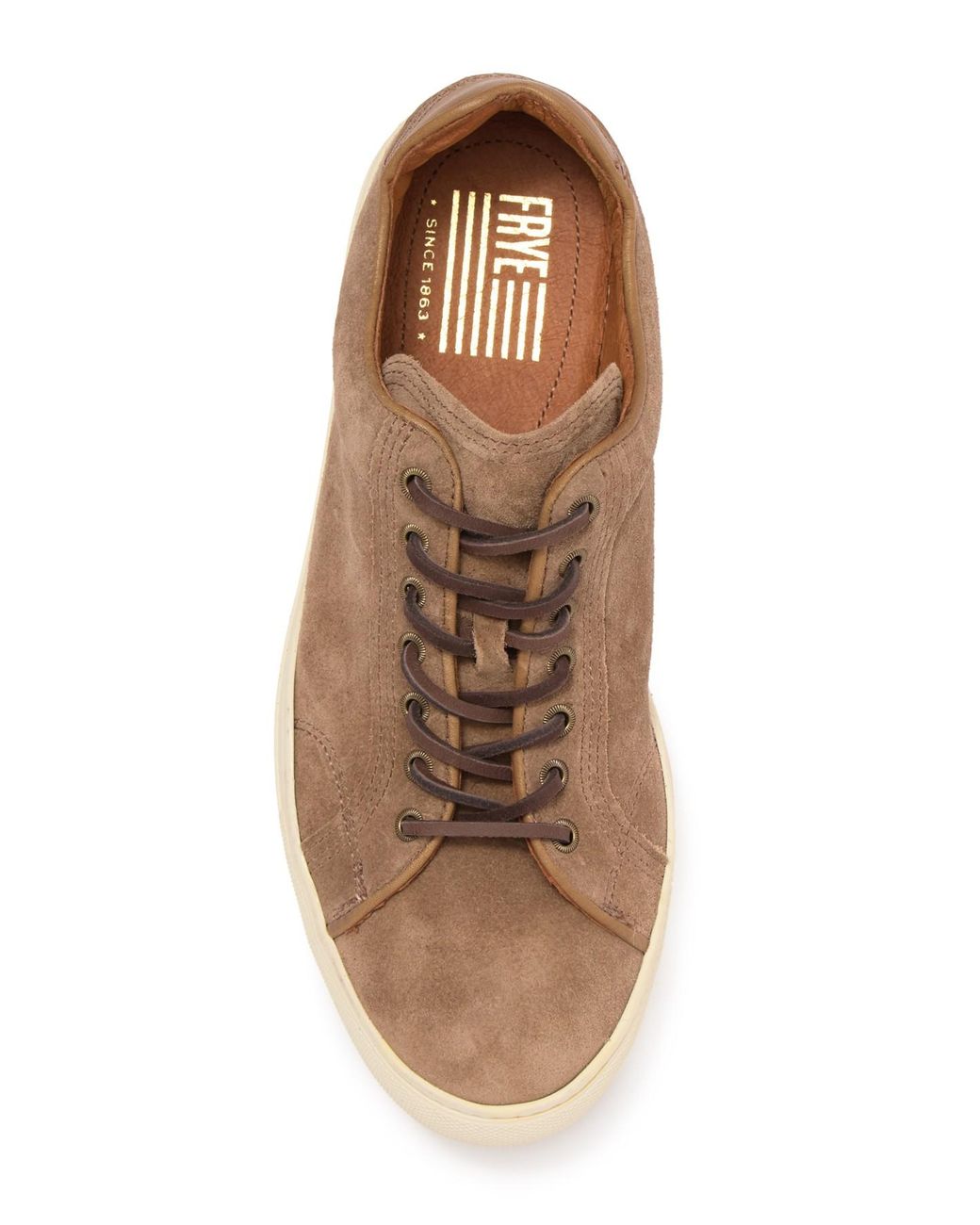 frye suede sneakers