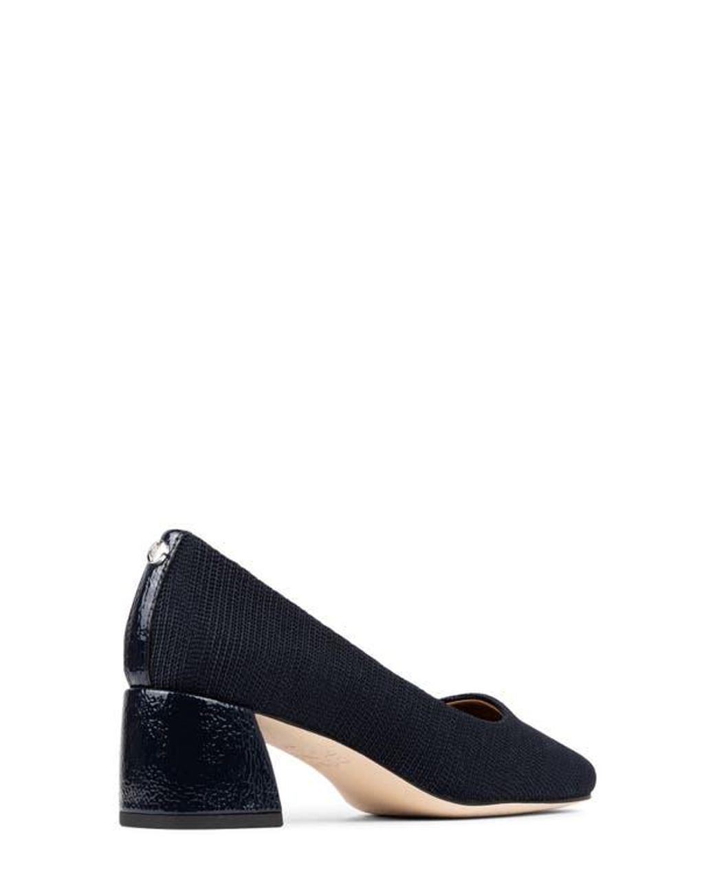 Donald J Pliner Blue Square Toe Pump