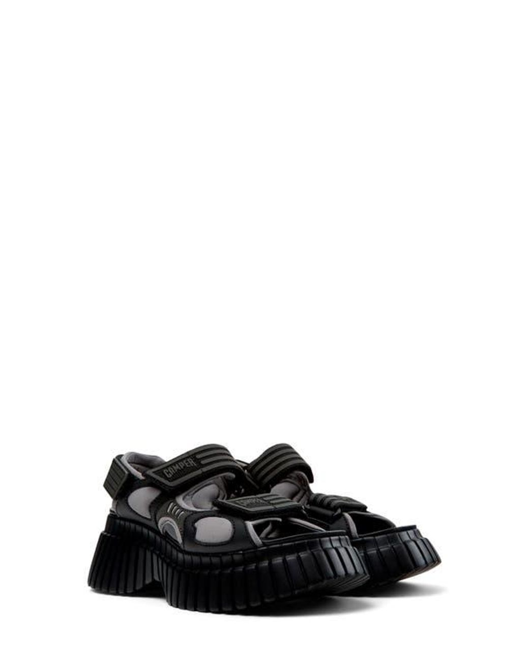Camper Black Pix Bcn Platform Sandal