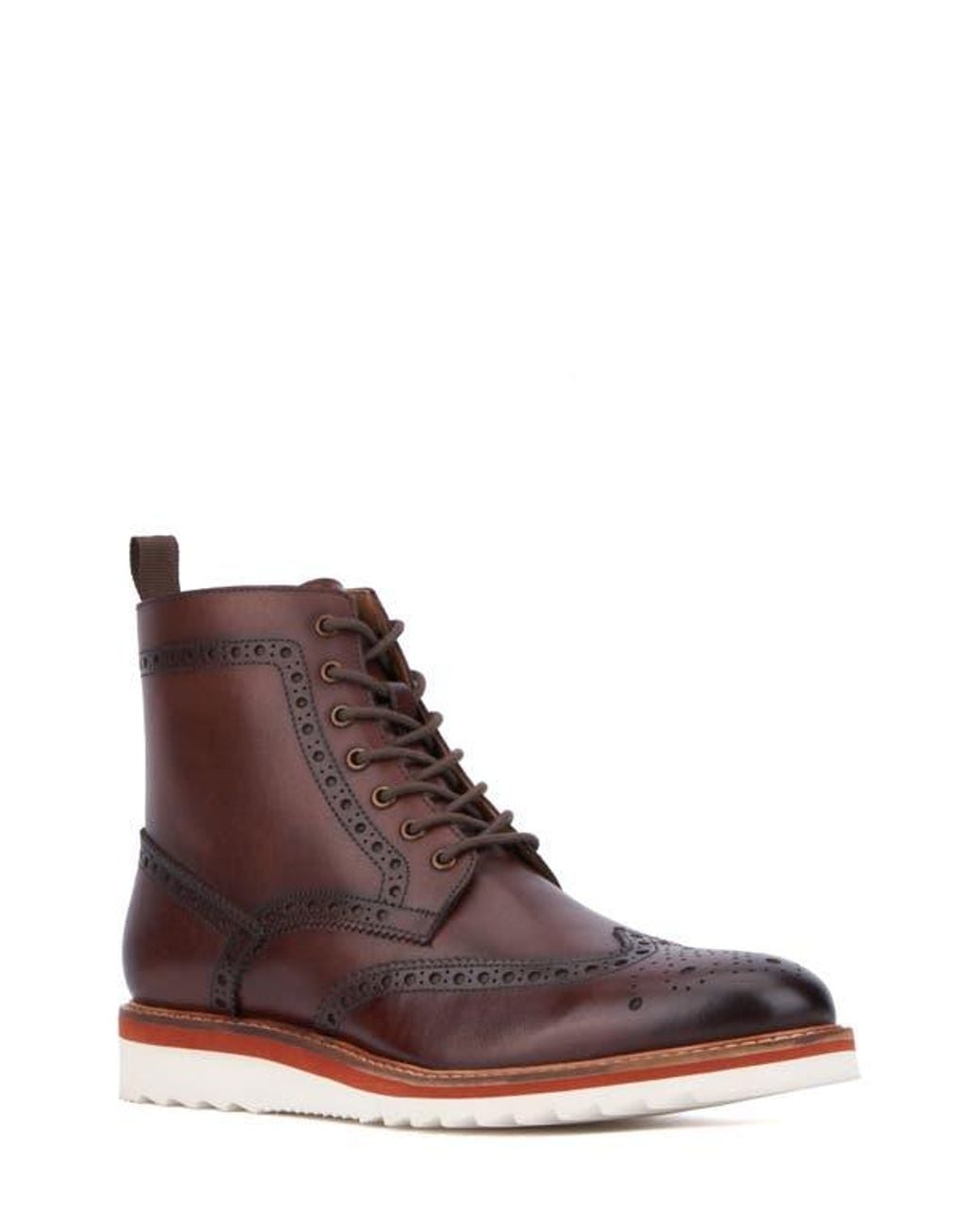 Vintage Foundry Brown Parker Wingtip Boot for men