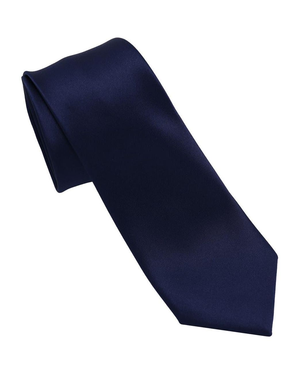 DKNY Blue Solid Satin Tie for men