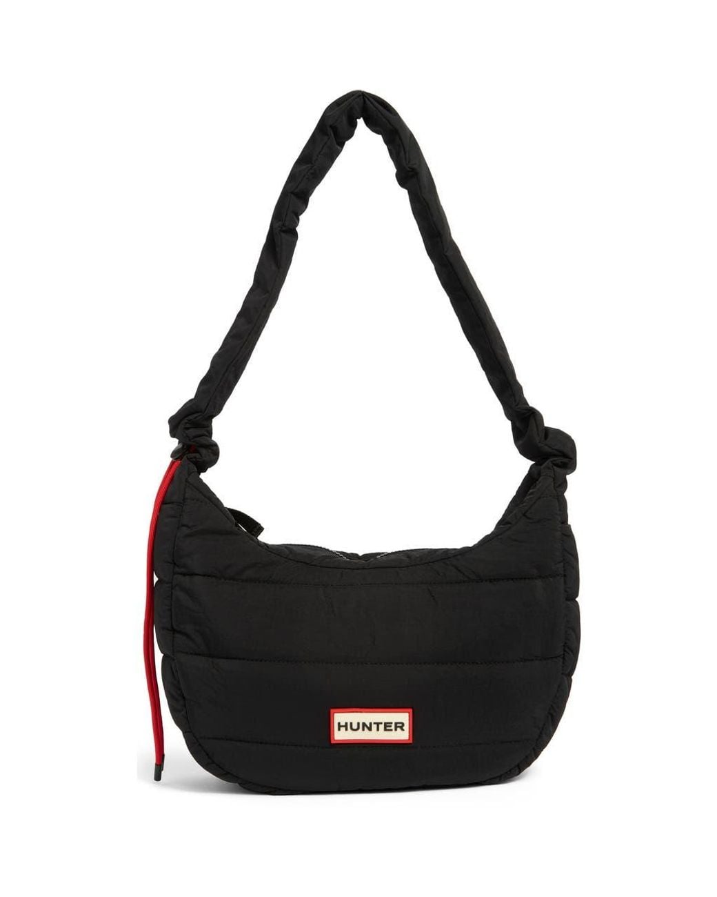 HUNTER Dash Quilted Nylon Shoulder Bag in Black | Lyst