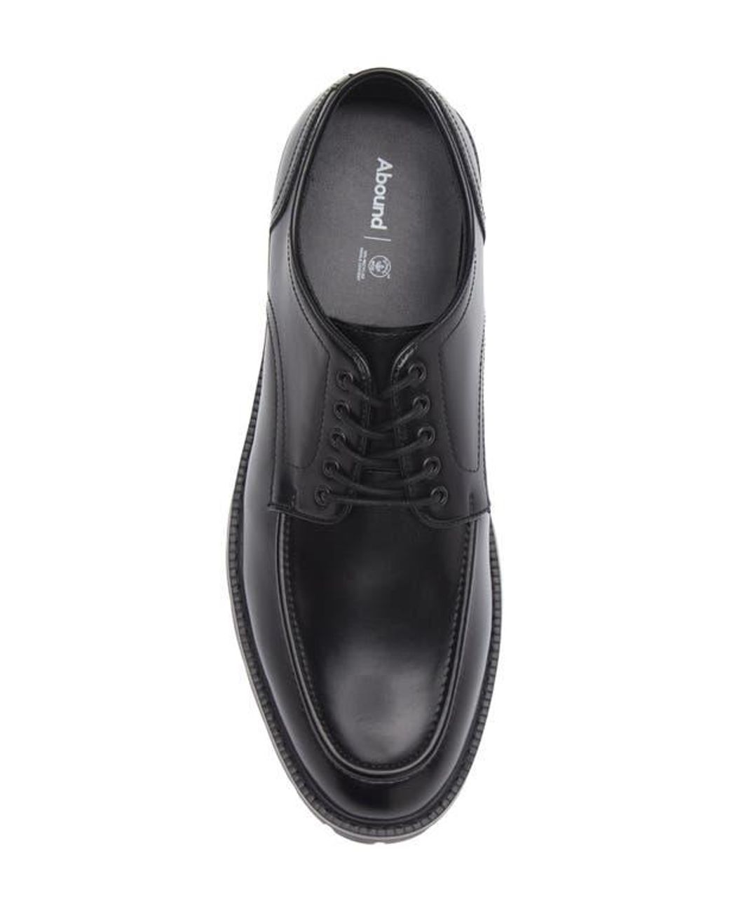 Abound Black Dawood Moc Toe Derby for men