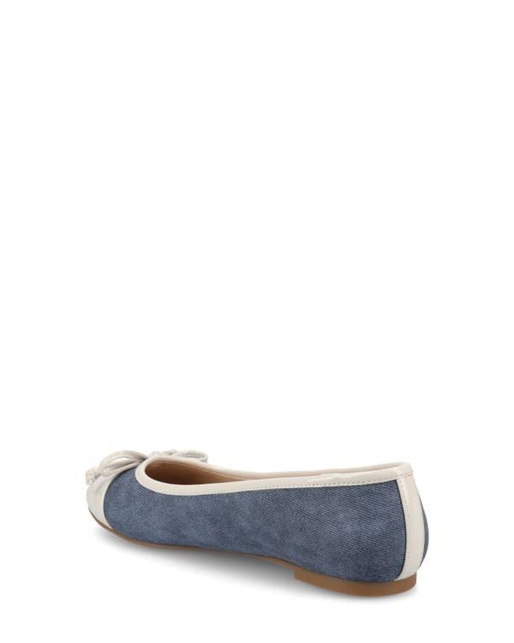 Journee Collection Blue Kaiah Ballet Flat