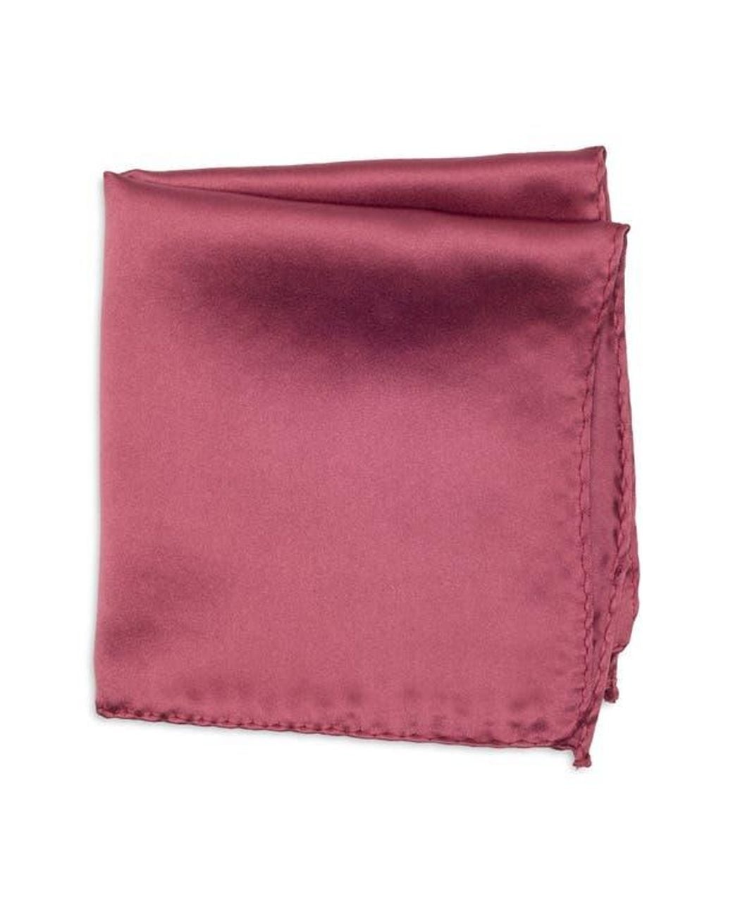 Con.struct Purple Solid Satin Pocket Square for men
