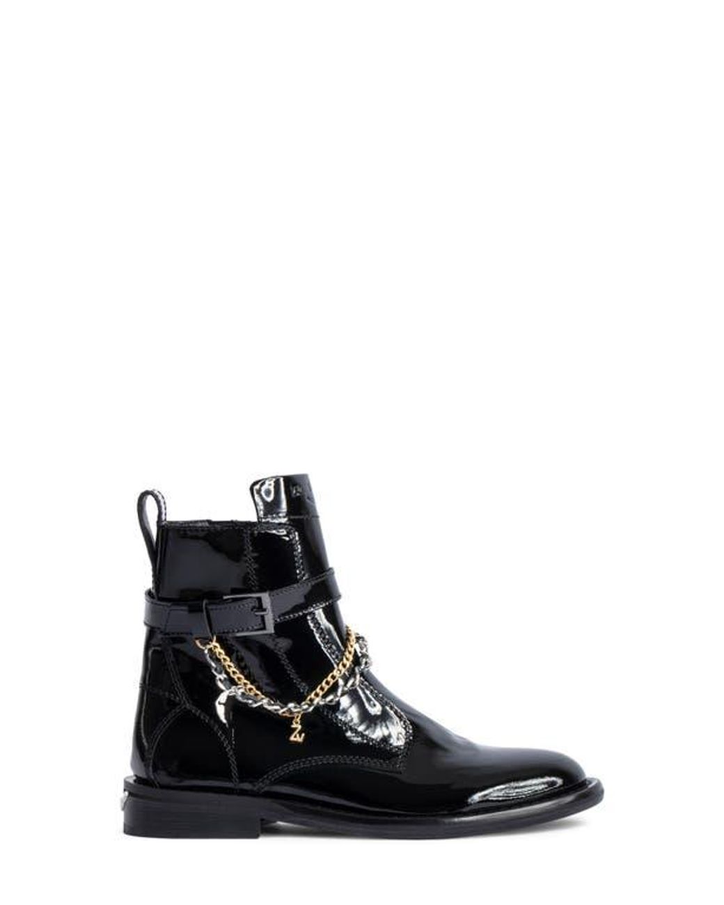 Zadig & Voltaire Laureen Chain Detail Bootie in Black | Lyst display picture 2