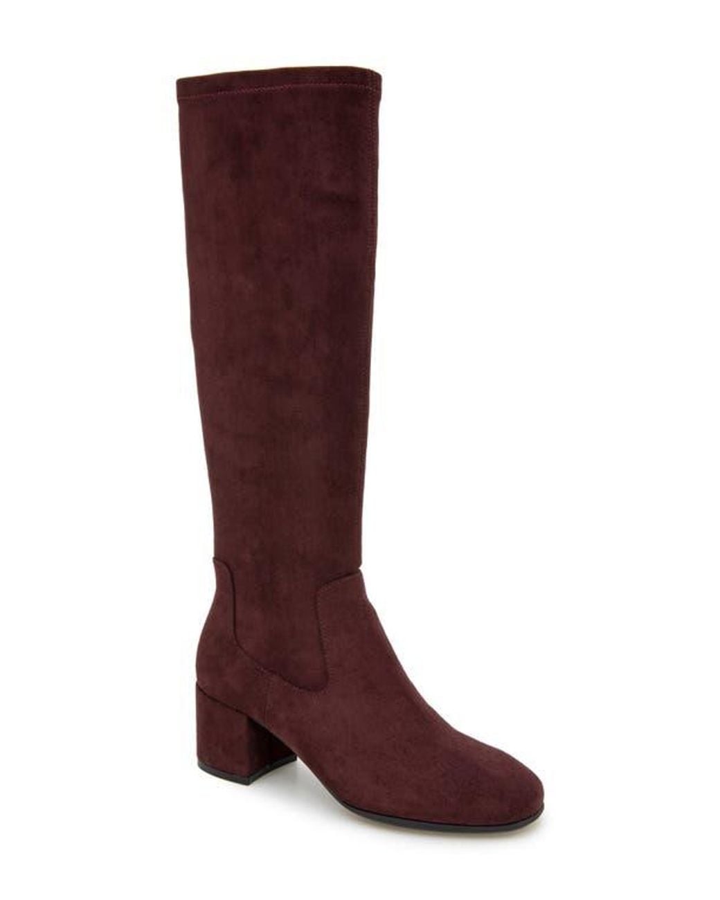 Kenneth Cole Red Rida Stretch Knee High Boot