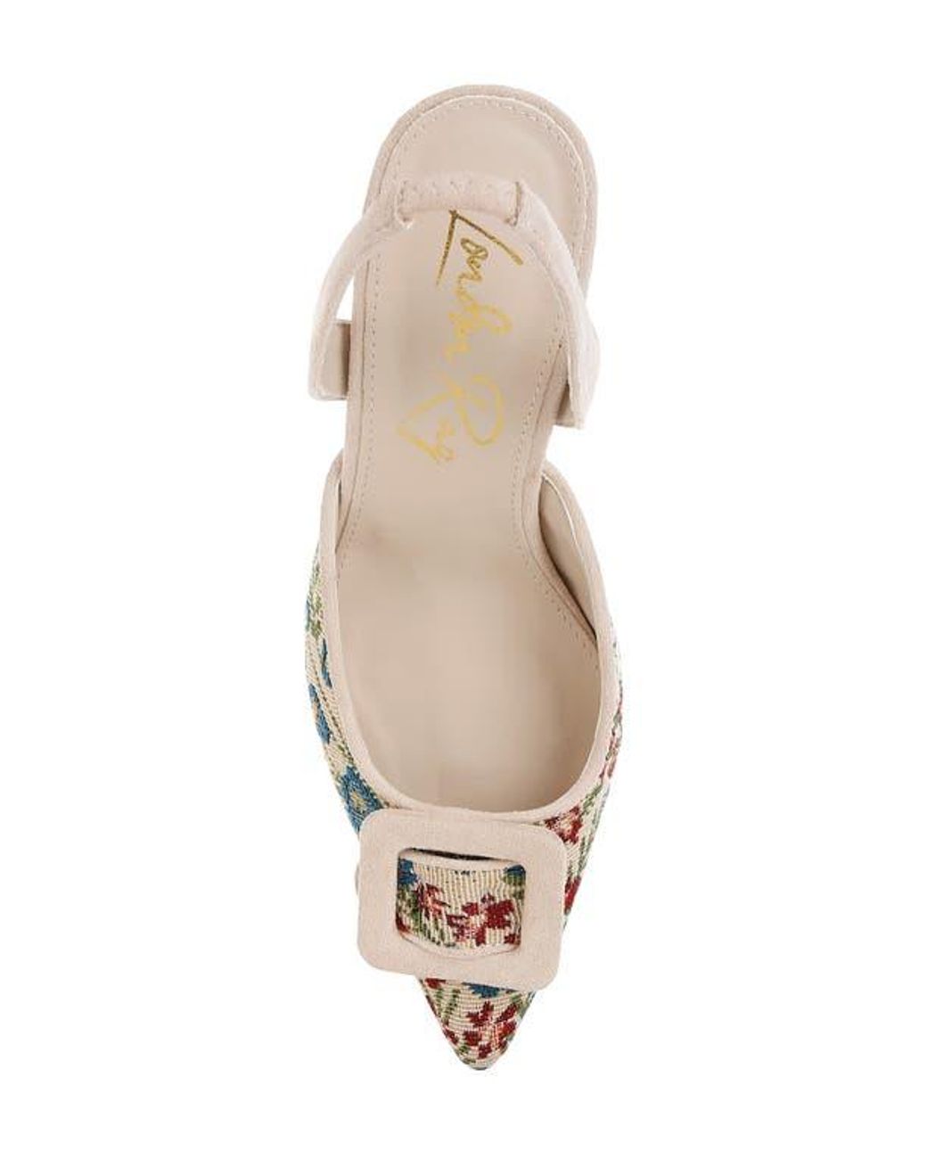 LONDON RAG White Miraya Pointed Toe Pump