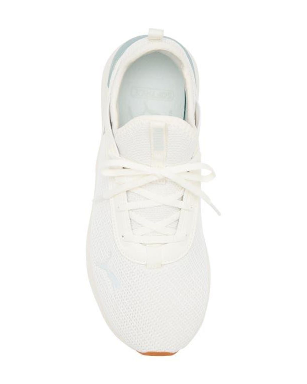 PUMA White Softride Ruby Luxe Sneaker