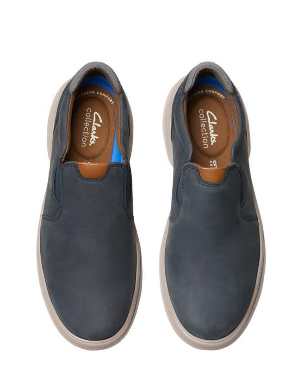Clarks Blue Bradley Ease Slip-On for men