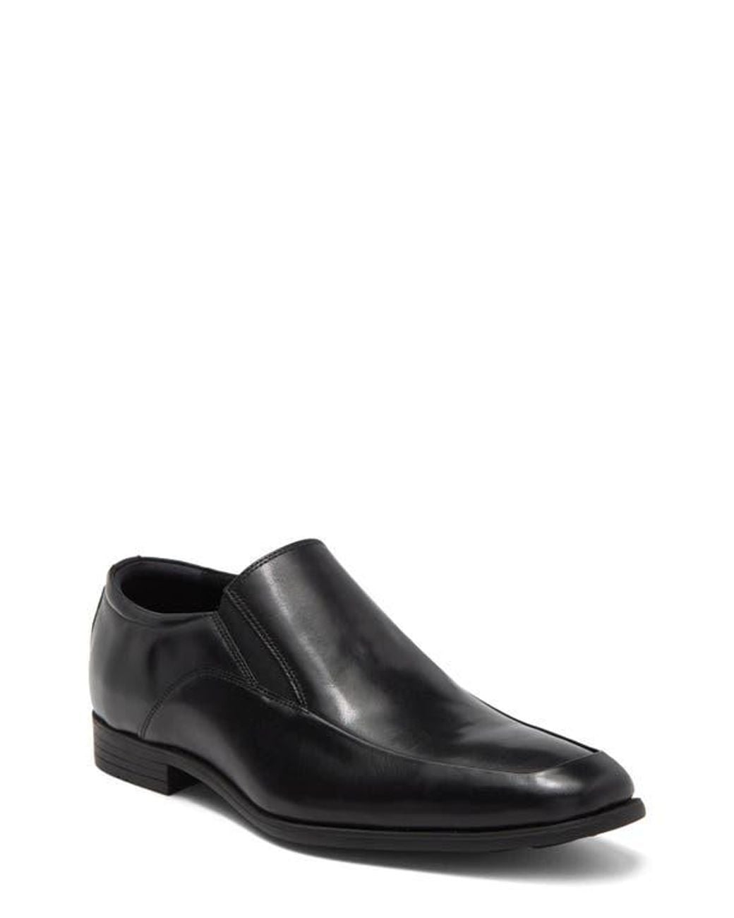 Gordon Rush Black Jackson Slip-On Leather Loafers for men