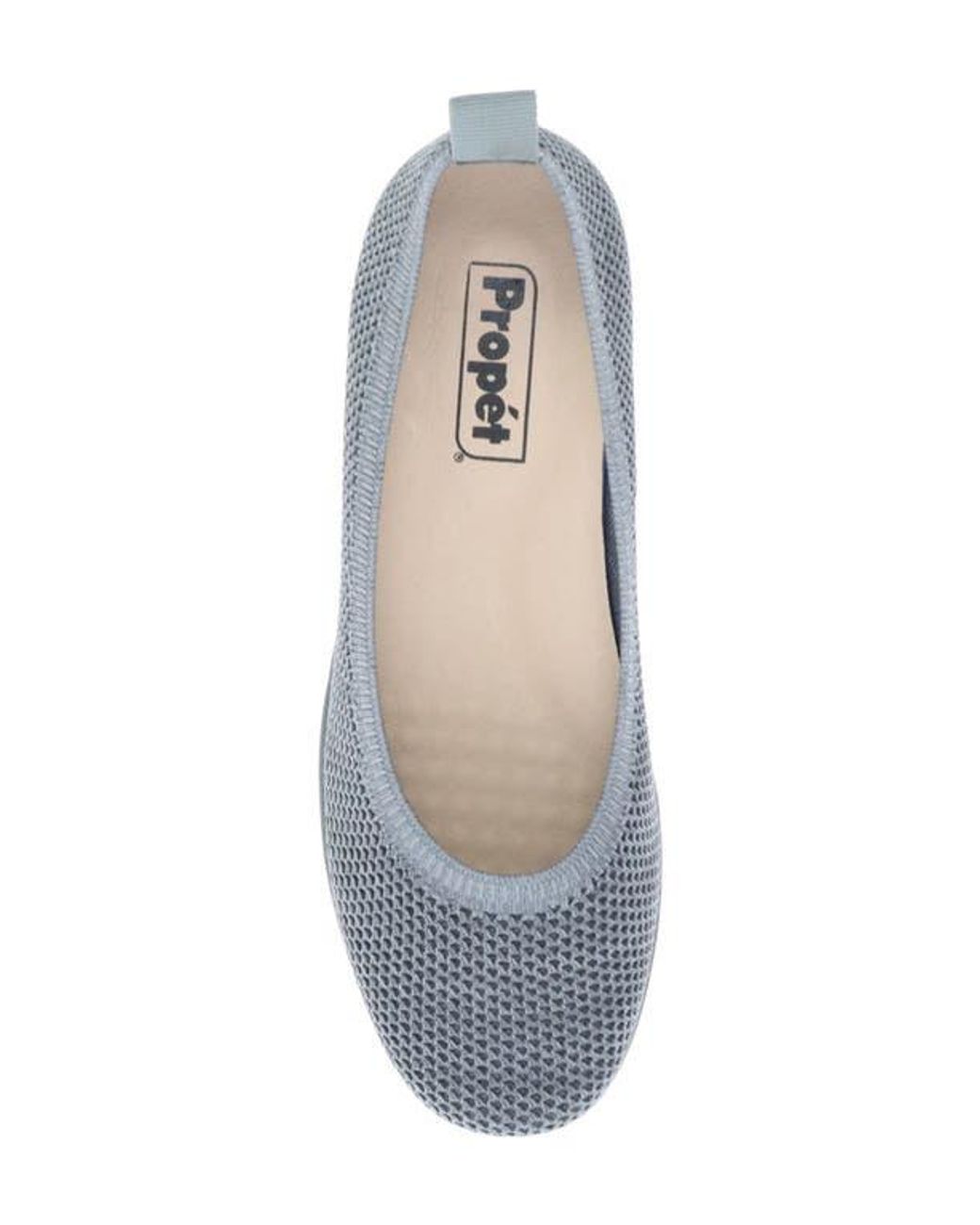Propet Gray Yen Mesh Flat