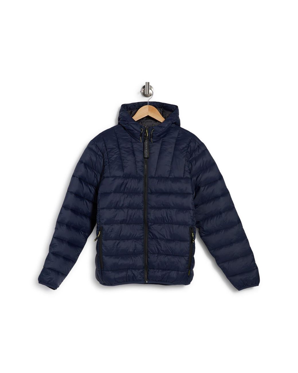 Hawke & Co. Packable Hood Puffer Jacket In Hawke Navy At Nordstrom Rack