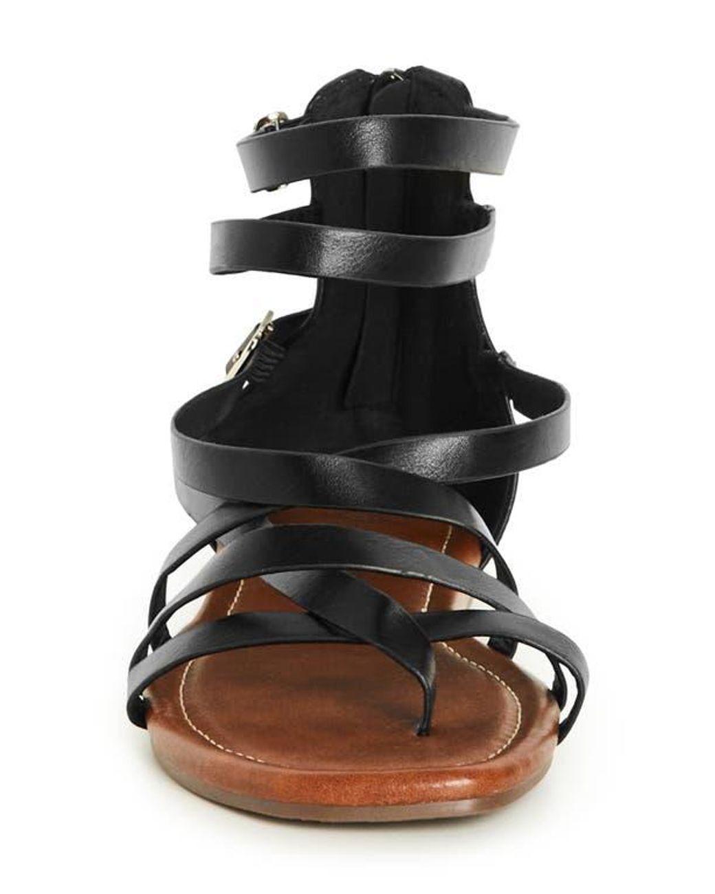 City Chic Black Ios Caged Sandal