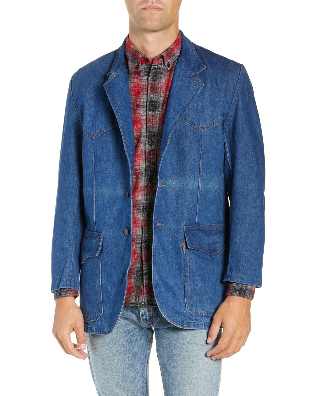 Vintage Clothing Denim Sport Coat 