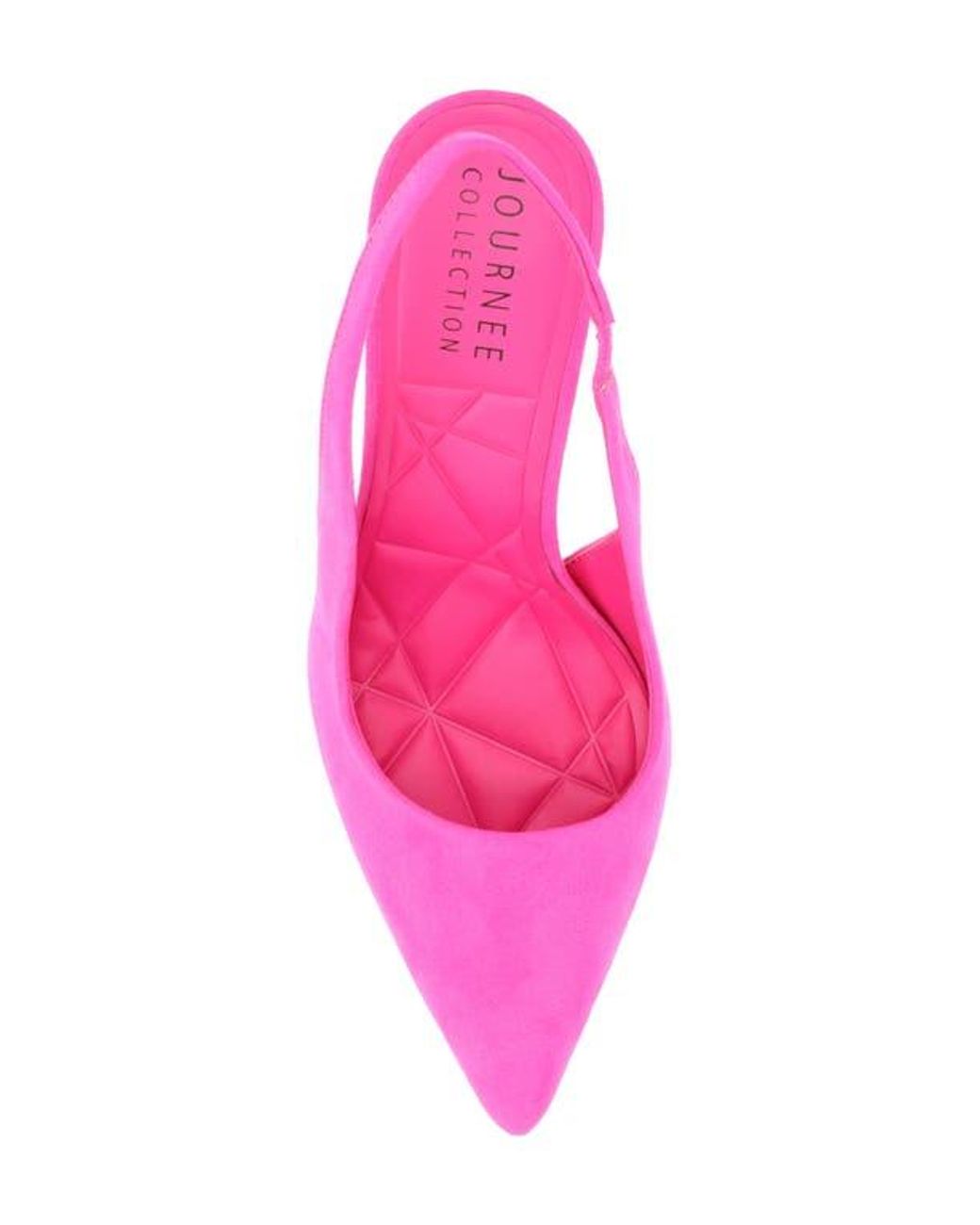 Journee Collection Pink Elenney Slingback Pump