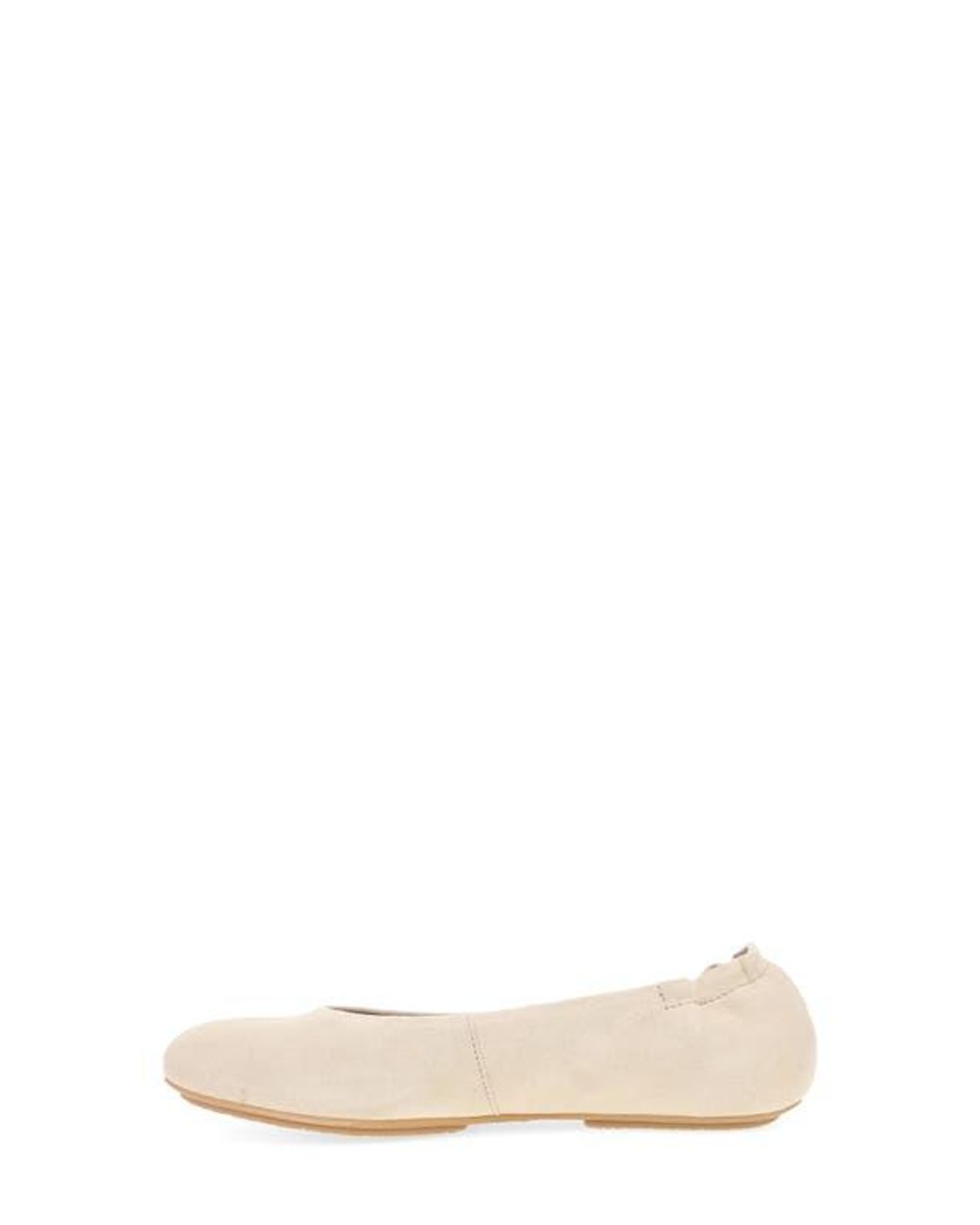 Dansko White Mollie Ballet Flat