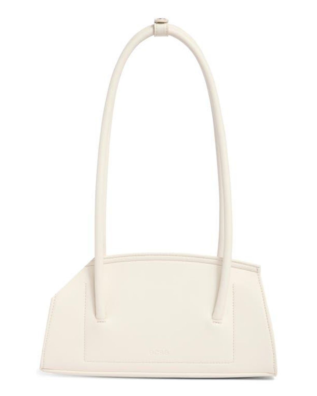 BCBGMAXAZRIA Structured East/West Shoulder Bag in White | Lyst