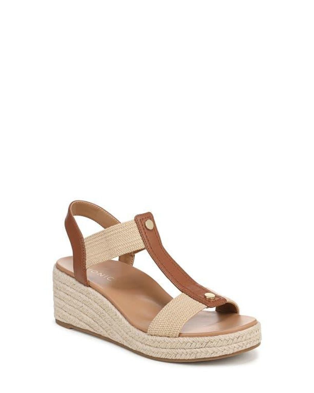 Vionic Brown Calera Wedge Sandal