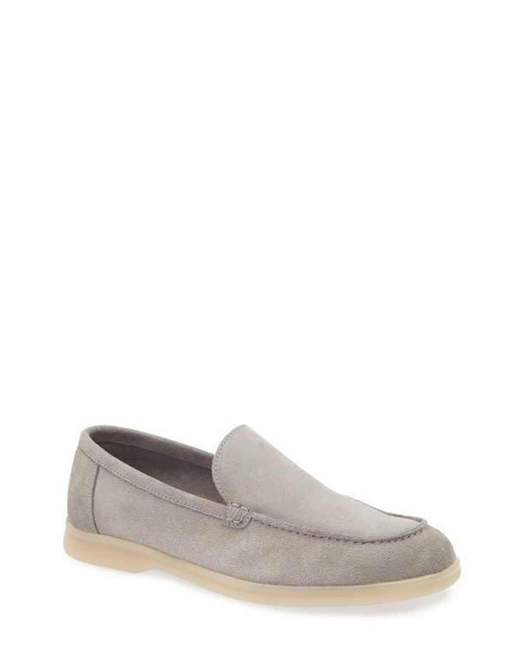 Bruno Magli Primo Leather Loafer in Gray for Men | Lyst display picture 1