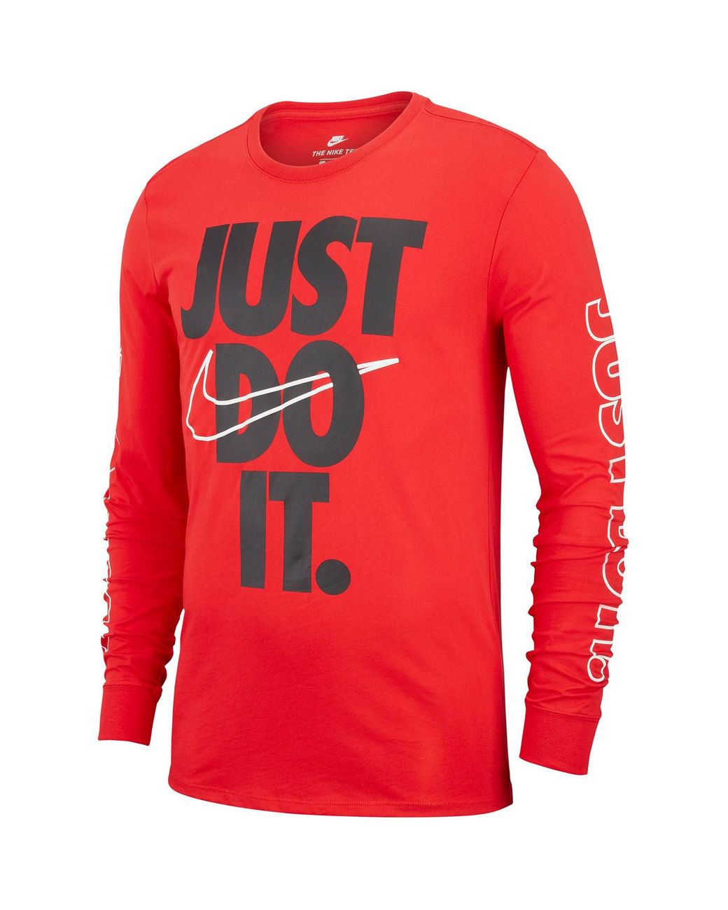 Nike Cotton Just Do It Long Sleeve Tee 