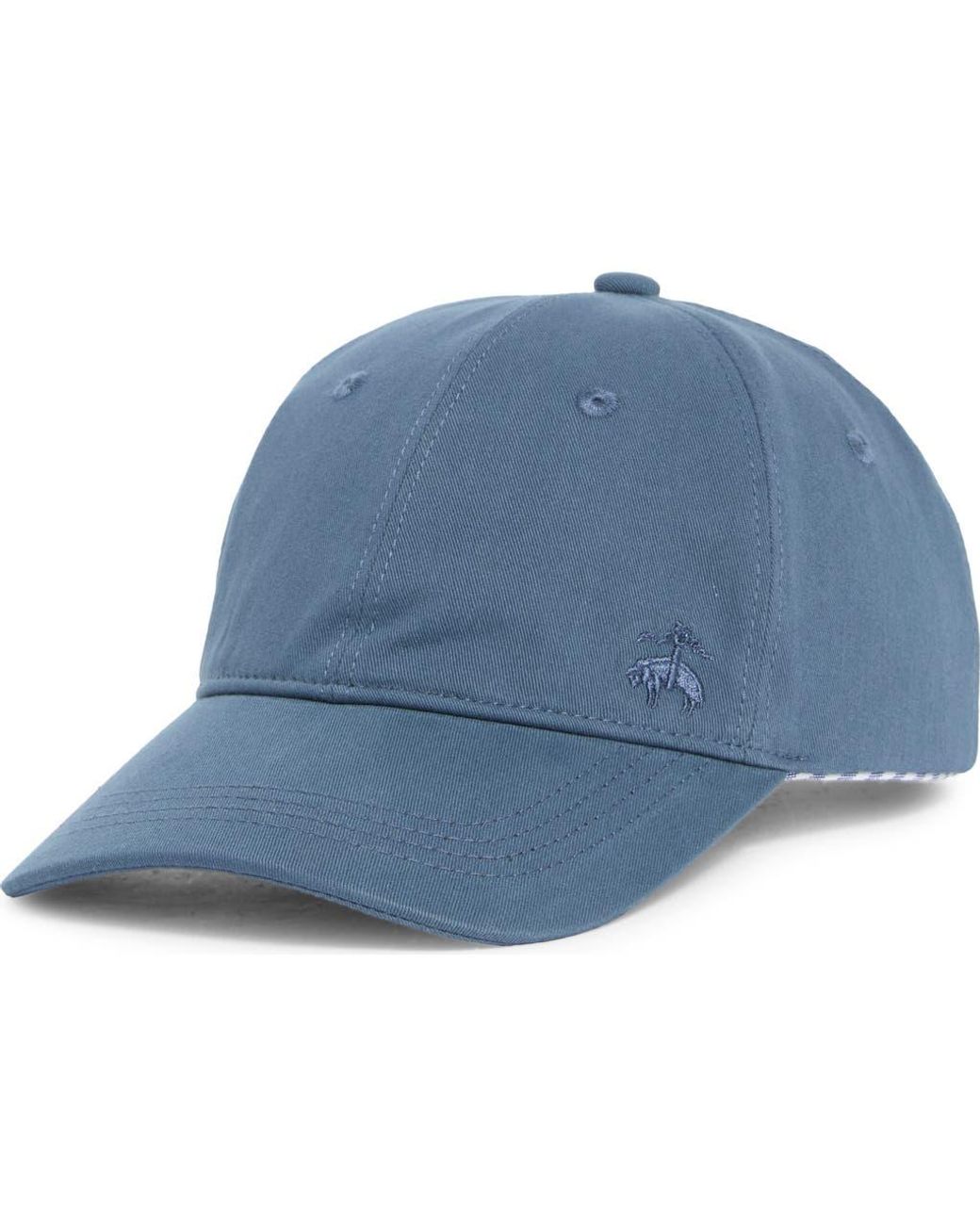 Brooks Brothers Blue Cotton Baseball Cap for men