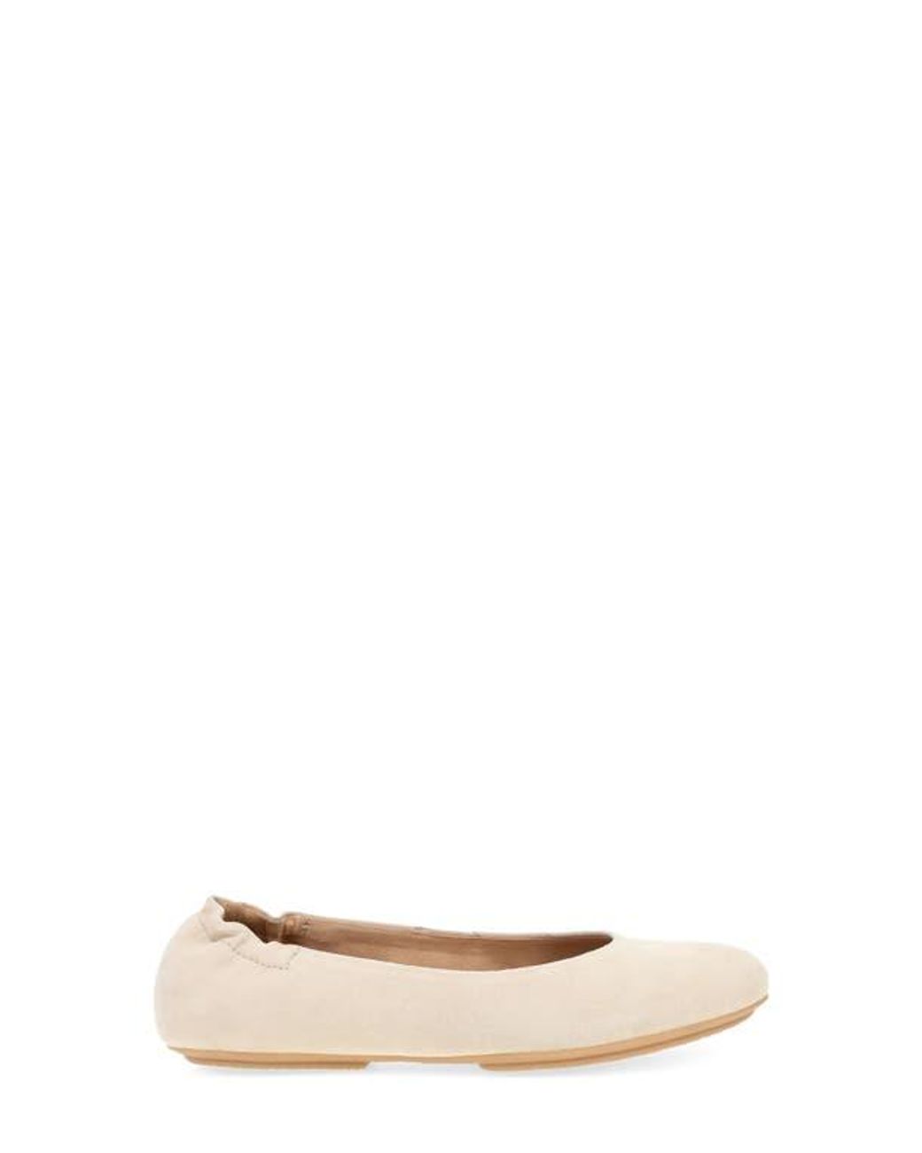 Dansko White Mollie Ballet Flat