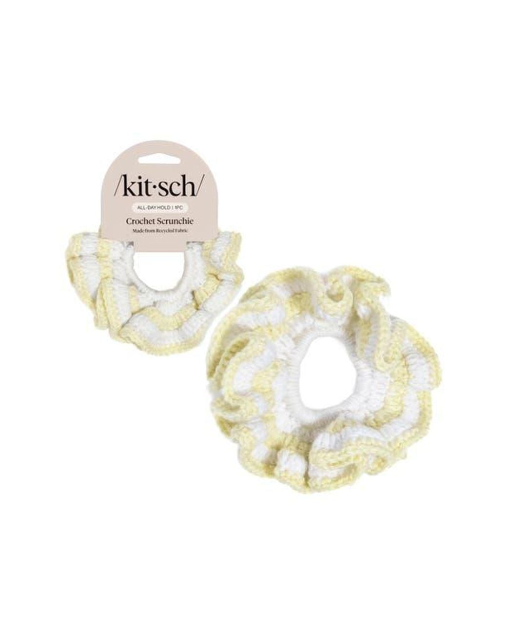 Kitsch Metallic Crochet Scrunchie