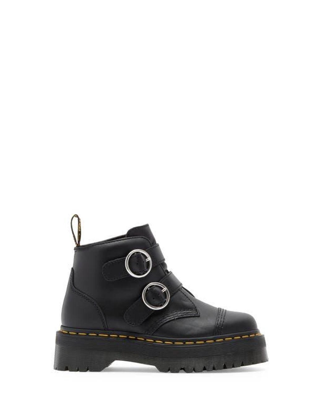 Dr. Martens Black Devon Platform Boot