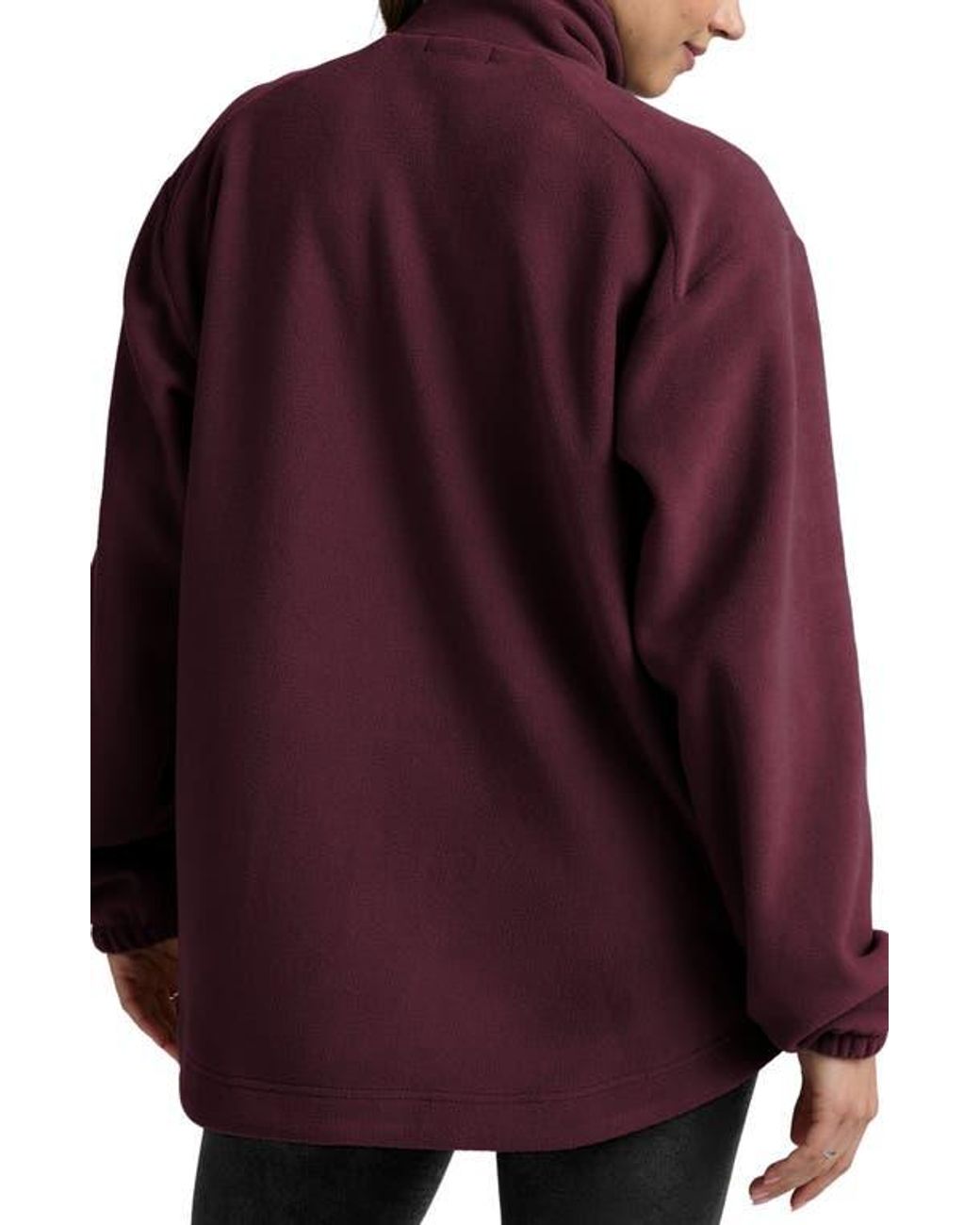 Beyond Yoga Red Explorer Fleece Jacket