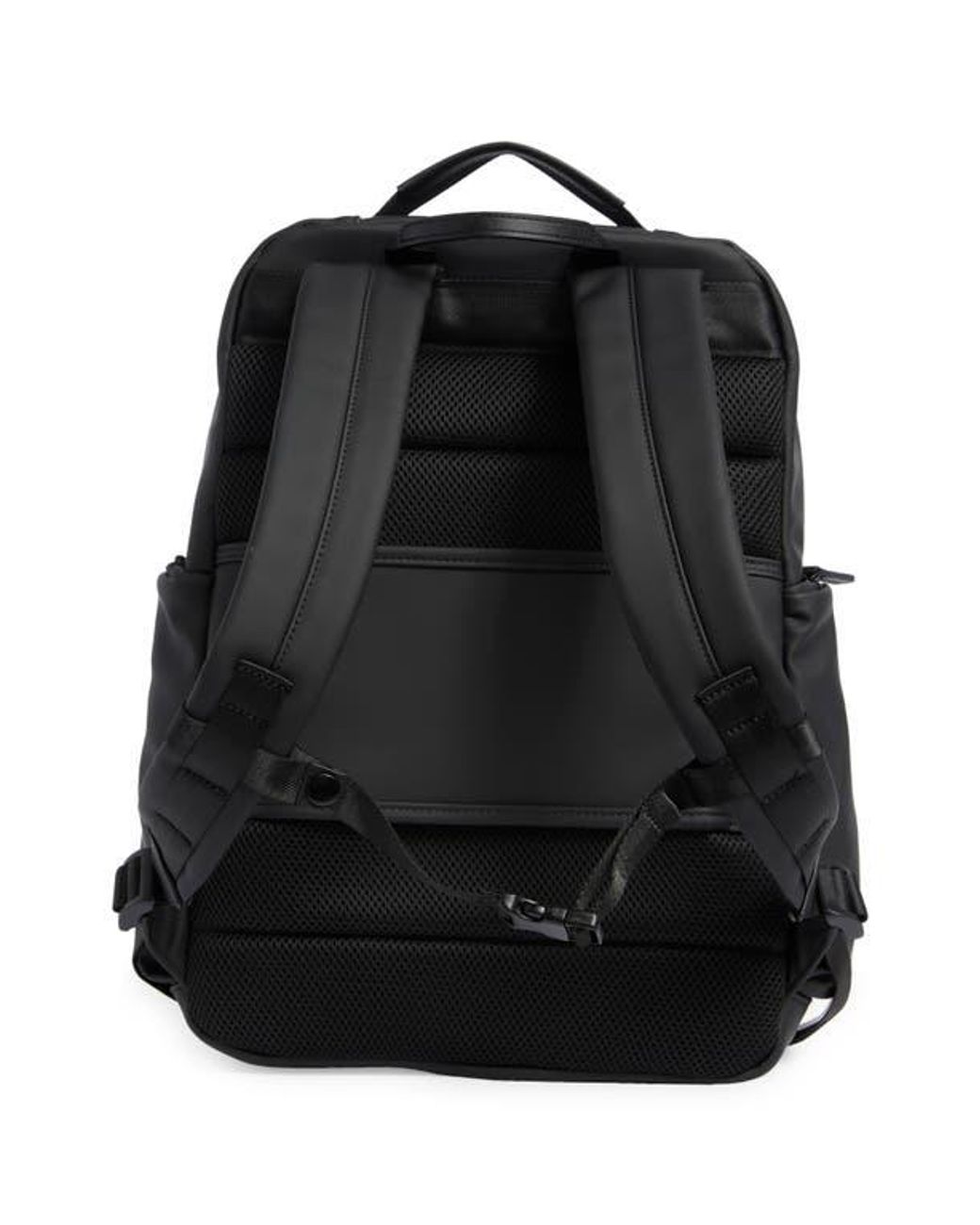 Bonobos Black Rubberized Computer Backpack for men