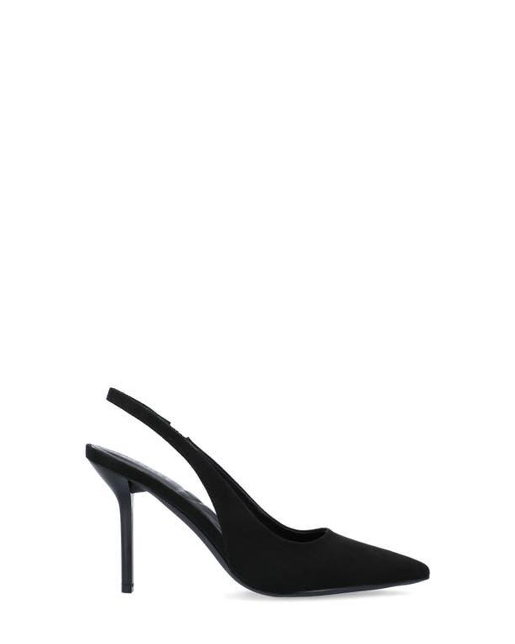 Journee Collection Black Elenney Slingback Pump