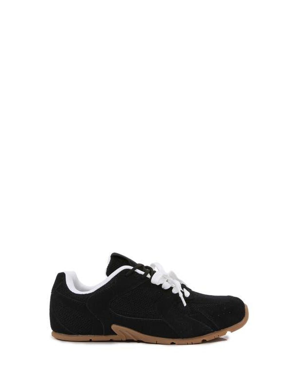 BERNESS Black Lula Double Lace Sneaker