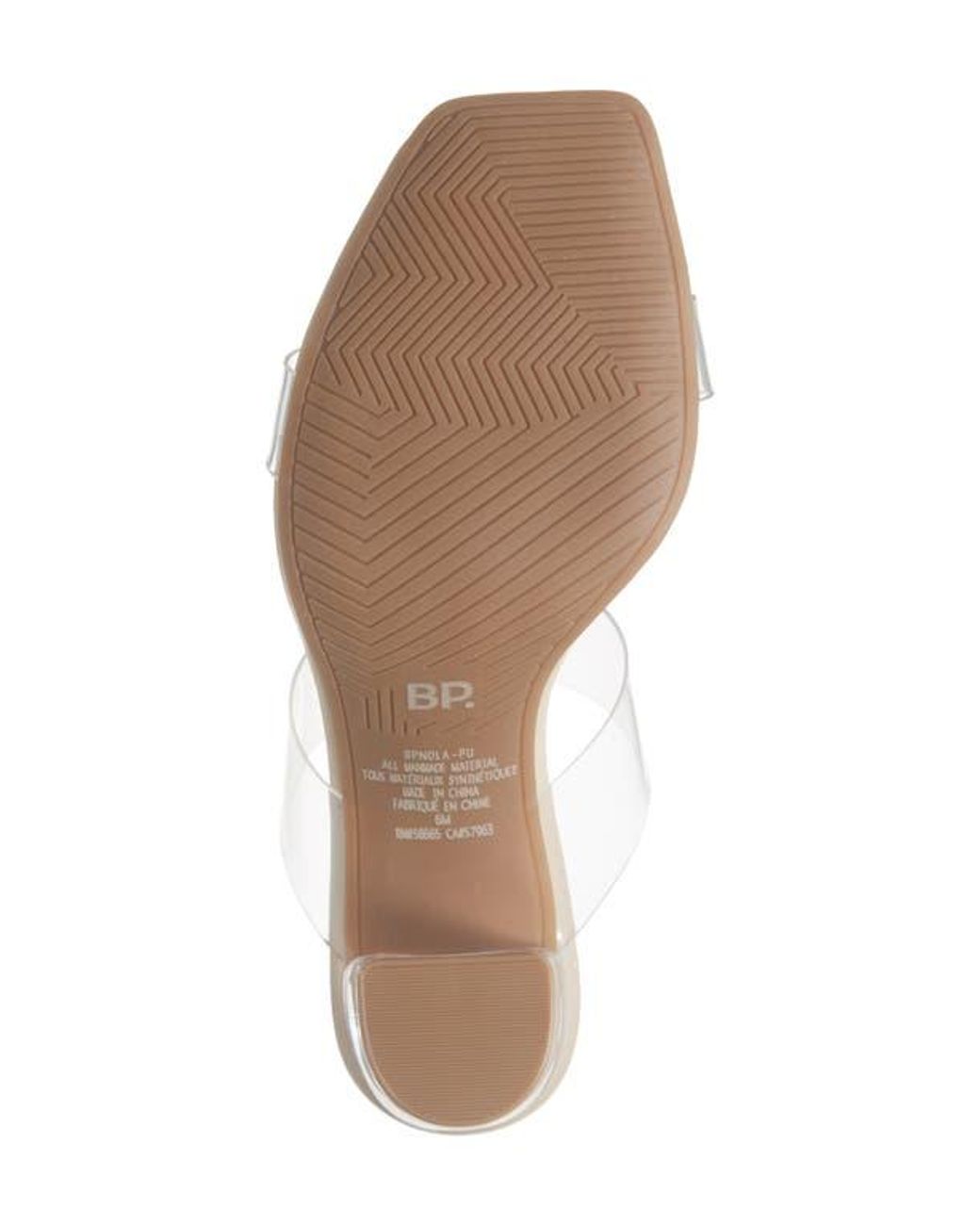 BP. White Nola Sandal