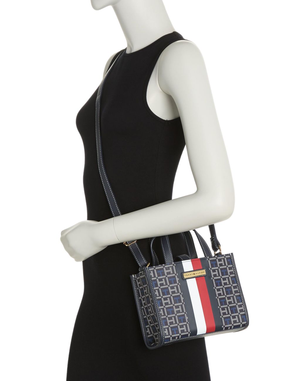 Tommy Hilfiger Ainsley Ii Monogram Micro Crossbody Bag in Black Lyst
