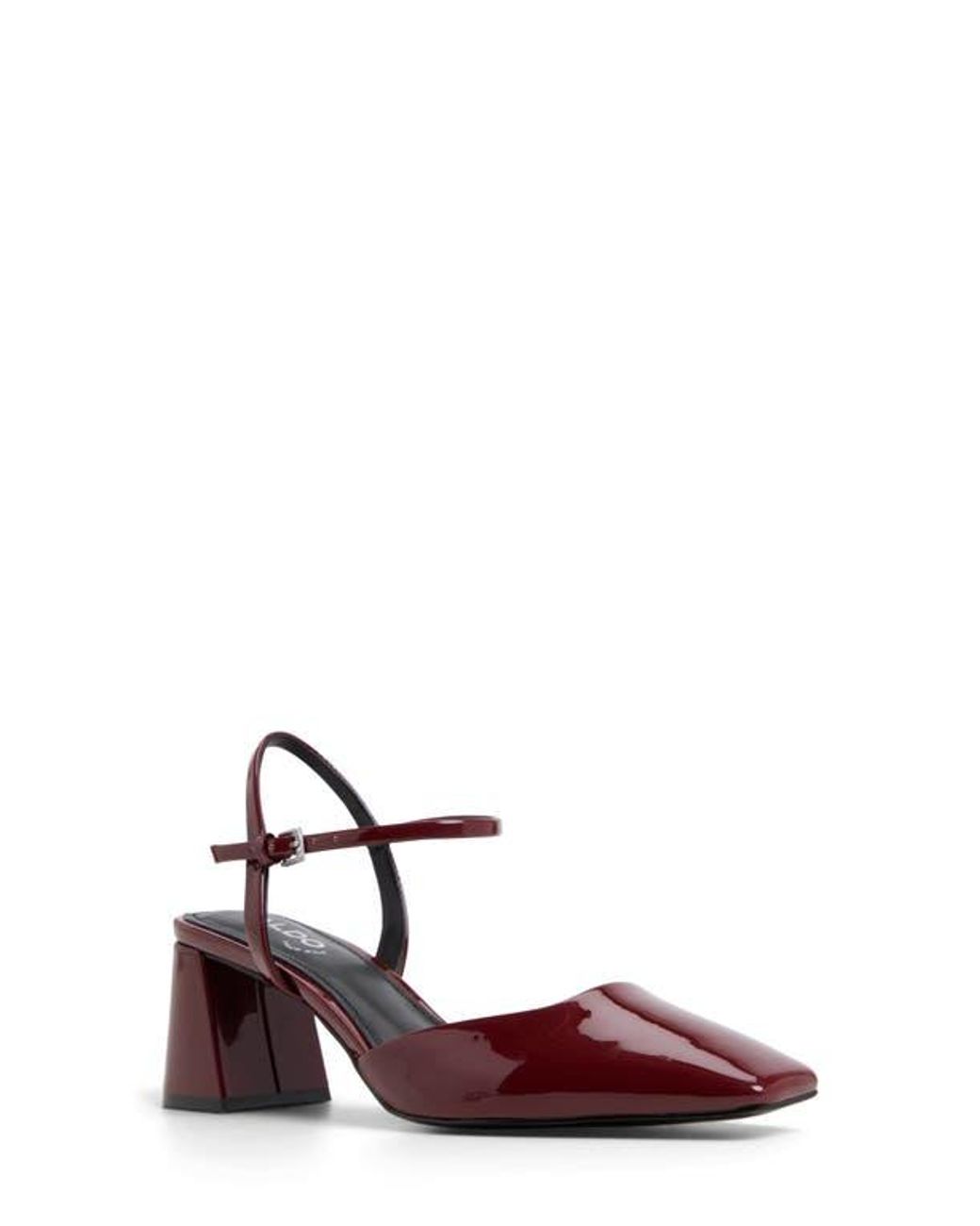 ALDO Red Gennifer Ankle Strap Pump