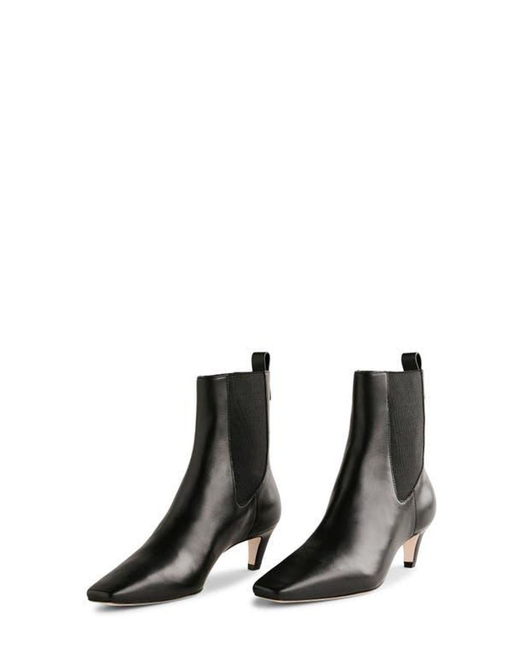 Reformation Black Roberta Chelsea Boot