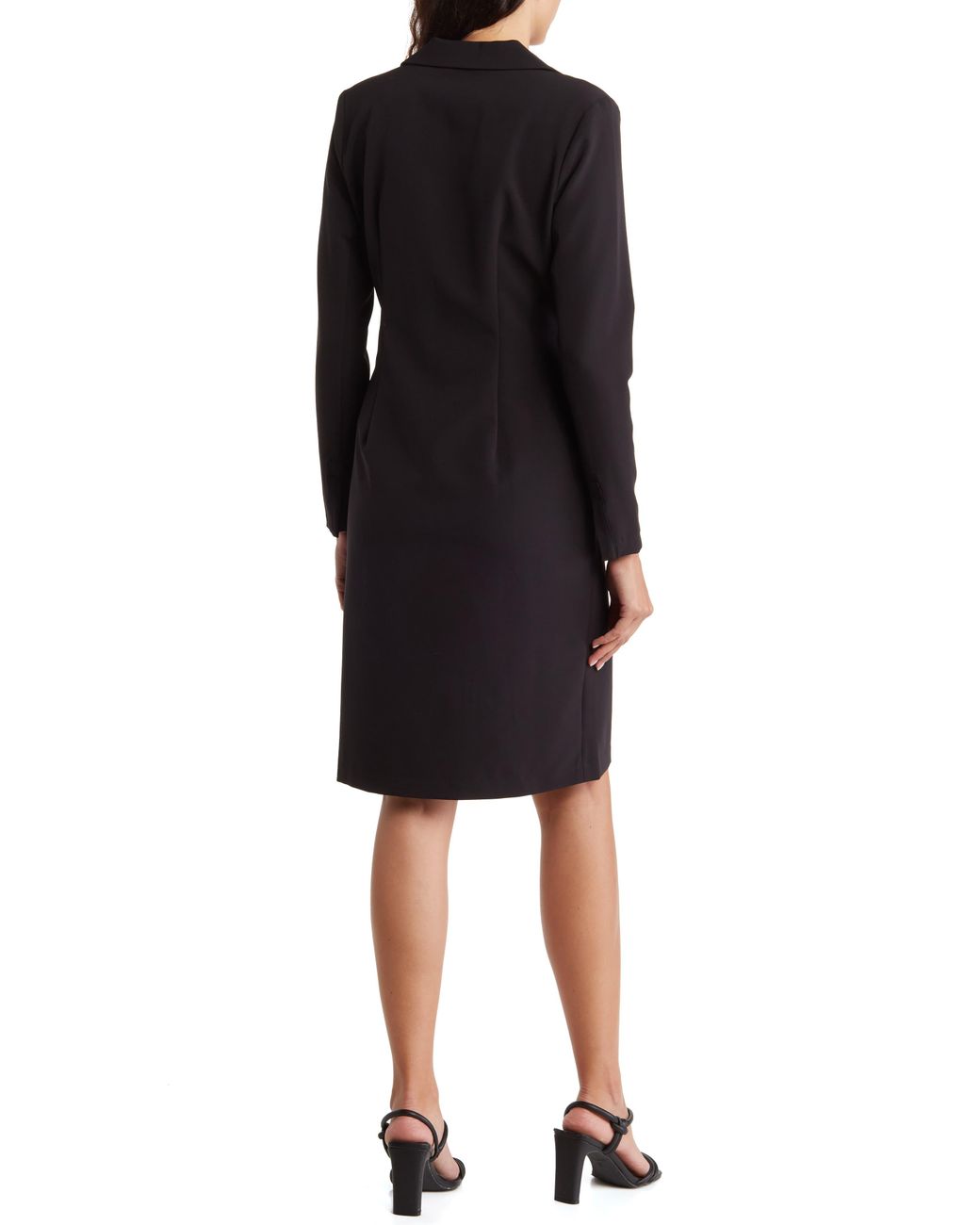 donna karan twist front dress