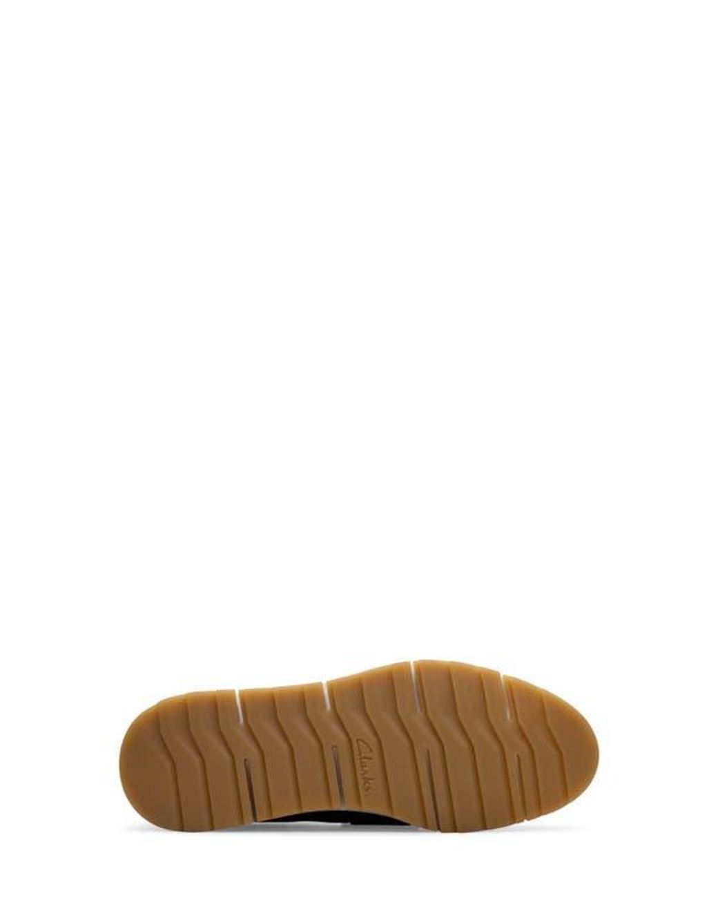 Clarks Blue Loriini Edge Platform Wedge Loafer
