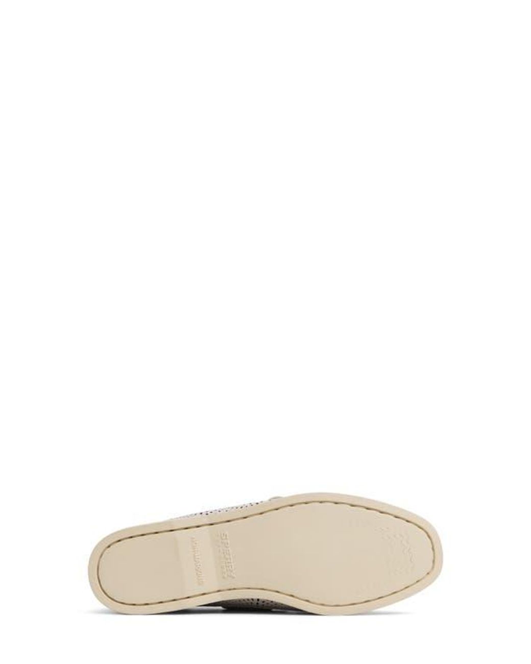 Sperry Top-Sider White Perforated Loafer