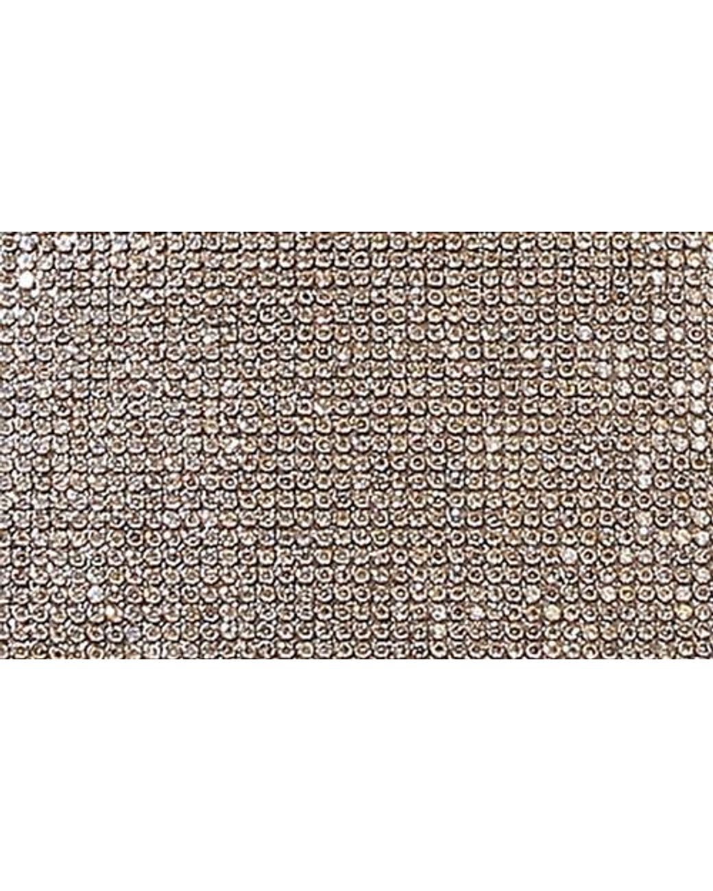 BERNESS Gray Rhinestone Envelope Clutch