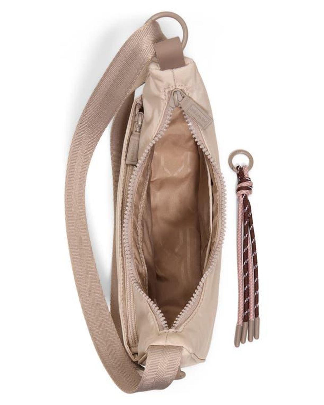 Hunter Natural Loop Back Nylon Crossbody Bag