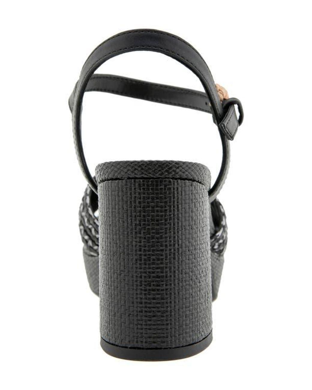Kenneth Cole Black Reeva Platform Sandal