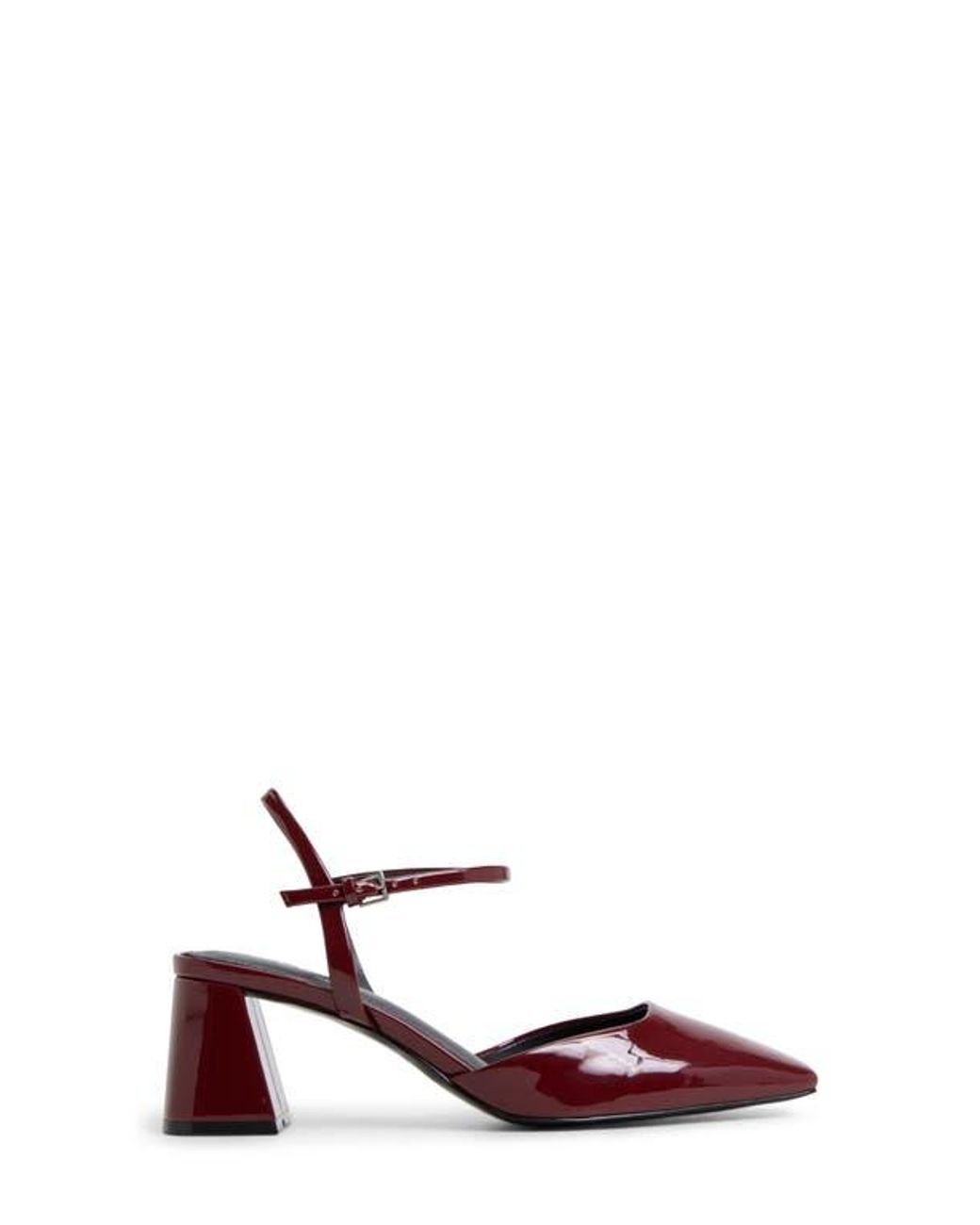 ALDO Red Gennifer Ankle Strap Pump