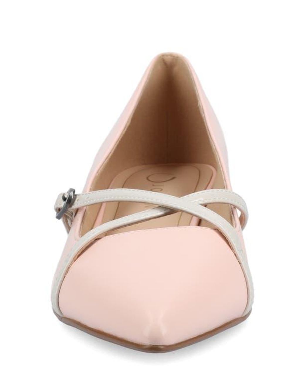Journee Collection Pink Camby Pointed Toe Flat
