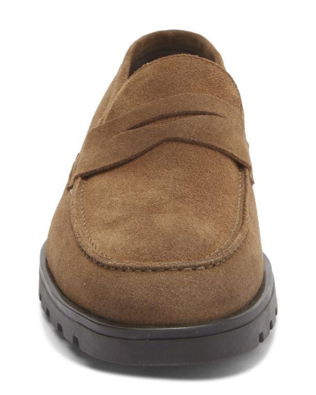 To Boot New York Orman Lug Sole Penny Loafer in Brown for  display picture 2