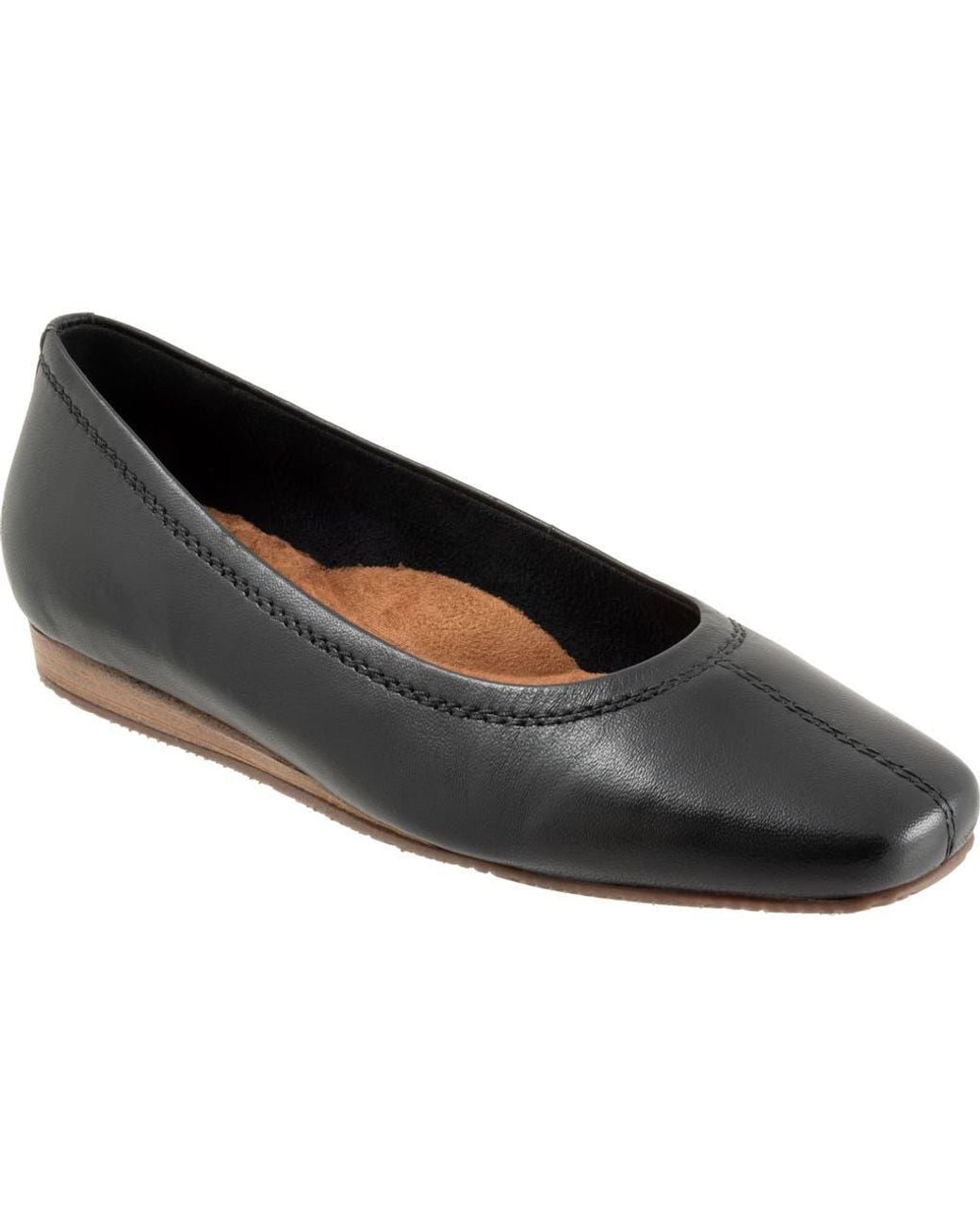 Softwalk® Black Vera Cruz Flat